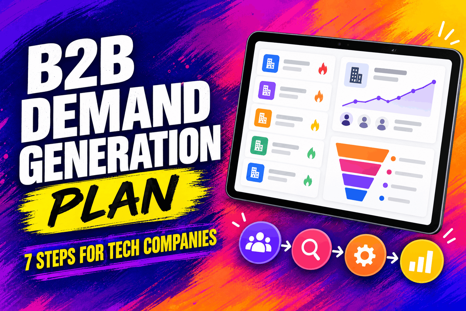 B2B demand generation plan for tech companies